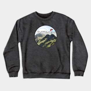 Alaskan Mountain Design Crewneck Sweatshirt